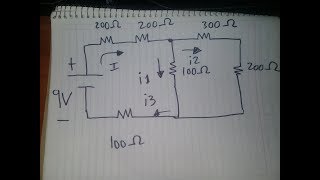 Calcular corrientes y caídas de tensiónAnálisis de circuitos eléctricos [upl. by Hamirak]