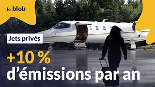 Jets privés et émissions de gaz à effet de serre  des chiffres inédits  Actu de science [upl. by Wolram]