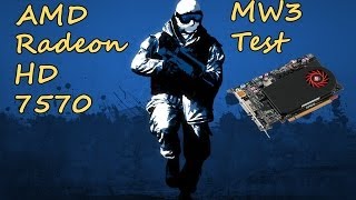 Call Of Duty Modern Warfare 3 AMD Radeon HD 7570 Test MAX [upl. by Fredrika]