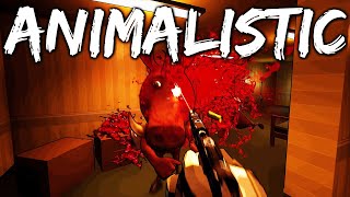 ANIMALISTIC Gameplay Lets Play  ULTRAVIOLENT STYLISH FPS [upl. by Rukna651]