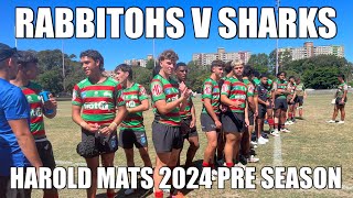 Rabbitohs v Sharks Harold Matthews Cup 2024 Pre Season [upl. by Dilan]