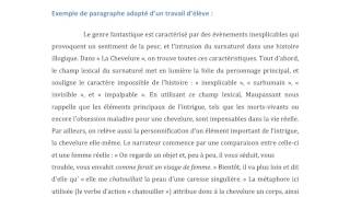 Conseils pour rédiger un paragraphe danalyse littéraire [upl. by Aneed]