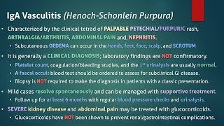 IgA Vasculitis HenochSchonlein Purpura [upl. by Tiffi]