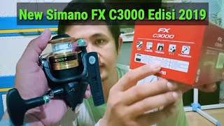 Reel Shimano FX C3000 New Edisi 2019  Indonesia [upl. by Haimorej]