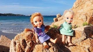 Elsa and Anna toddlers at the beach [upl. by Gide321]