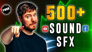 500 editing sound effects  cinematic sound effect  sfx sound effects  funny sound effects [upl. by Idelson]