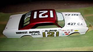 LM Coxs Gurney Galaxie slot car pays homage to the iconic team of Dan Gurney and the Wood Bros [upl. by Placidia926]