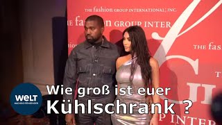 UNSERE PROMIS Kim Kardashian kennt kein KleinKlein [upl. by Manthei]