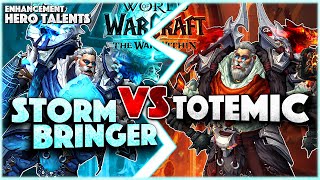 Stormbringer VS Totemic  Enhancement Hero Talents  The War Within [upl. by Chema767]