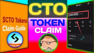 CTO TOKEN CLAIM 🔥ছি টিও টোকেন কিভাবে ক্লেম করব cto token claim satoshimainingapps incam fry [upl. by Waxman]