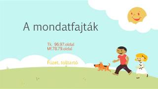 A mondatfajták 2 osztály nyelvtan AnettSzabo [upl. by Henrique]