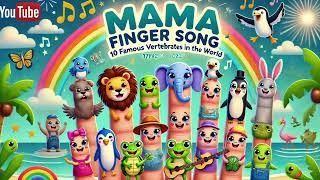 Mama Finger Famous Vertebrate Animals Song [upl. by Pape]