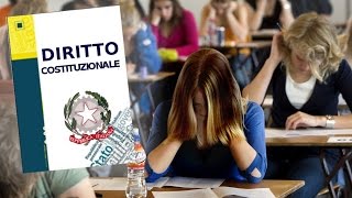 DIRITTO COSTITUZIONALE Lezione e Domande Esame [upl. by Enirehtac]