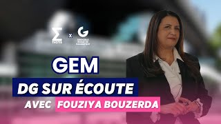 Fouziya Bouzerda Grenoble Ecole de Management  DG sur Écoute [upl. by Elwyn220]