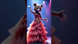 A Woman and a Bear Perform a Crazy Dance  Epic Animal Dance Show BearDance AnimalDance EpicDance [upl. by Renny]