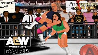 Julia Hart vs Ashley DAmboise AEW Dark Jun 29 2021  Wrestling Revolution [upl. by Schroder]