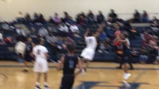 Maurico Tate hits halfcourt buzzerbeater for Lutheran East [upl. by Schertz]