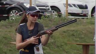 2018 European Championship Shotgun Leobersdorf Austria  Skeet Women Junior Team Final [upl. by Olenolin148]