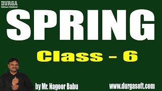 SPRING Programming Tutorial  by Nagoor Babu Sir On 22022019 [upl. by Myca]