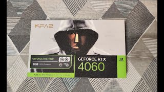 РАСПАКОВКА KFA2 GeForce RTX 4060 X White [upl. by Oned]