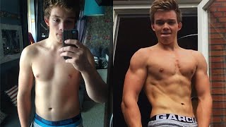 16 Year Old Incredible 1 Year Body Transformation [upl. by Supmart289]