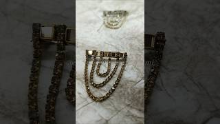 Unique customized chain brooch pins crafted in various patterns broochpin sareepins coimbatore [upl. by Edla]