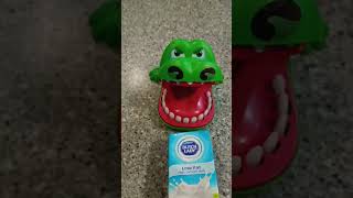 Crocs 🐊 wants to drink Dutch Low Fat Milk 😅✌️ shortfeed asmr shortvideo [upl. by Tella941]