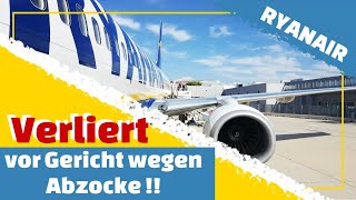 Ryanair verliert vor Gericht wegen Gebührenabzocke [upl. by Giles396]