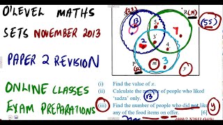 Sets November 2013 Paper 2 ZIMSEC Olevel Mathematics mathszoneafricanmotives mathswithadmirelightone [upl. by Dianemarie]