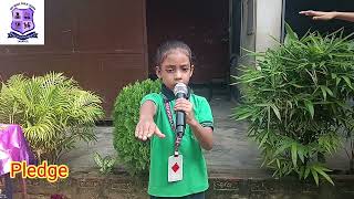 Pledge For Daily School Assembly Arya STD I 02 Oct 2024 in PRACTICAL PATHSHALA PPS [upl. by Peterson744]