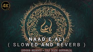 Nad E Ali  Dua Nad E Ali  Nad E Ali Slowed And Reverb  Ali Fani Official  Fazl Writer 🥺 [upl. by Pratte562]