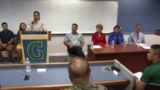 2016 UOG Congressional Candidates Forum 1 of 3 [upl. by Radman]