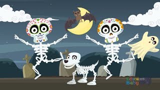 💀 Las Calaveras 💀 Salen De Su Tumba CHUMBALA CACHUMBALA  Canciones Infantiles de Halloween [upl. by Airdnek]