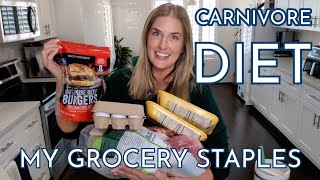 Carnivore Grocery Haul for Beginners My Weekly Grocery Staples [upl. by Aisenet]