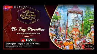 The Kandy Esala Perahera 2024  The Day Perahera [upl. by Onaled]