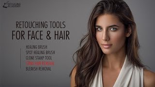 Retouching Tutorial Essential Retouching Tools for Face and Hair Adobe Photoshop [upl. by Silvester208]