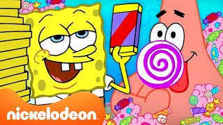 SpongeBob  45 Minuten SÜSSIGKEITEN 🍬  Nickelodeon Deutschland [upl. by Daisi]