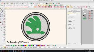 Skoda Logo Embroidery design [upl. by Eybba]