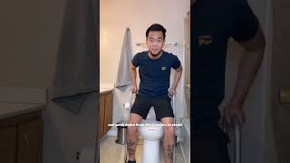 Use the walker to get up from the toilet occupationaltherapy skillsandwellness shorts [upl. by Erodeht]