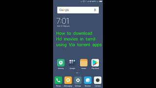 How to download hd movies via torrent apps in tamil How to download movie android mobile [upl. by Nelleoj]