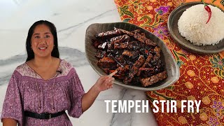 Quick amp Easy Tempeh Goreng Kicap  High Protein Vegan Meal [upl. by Clary]