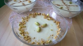 mhalbi  creme au riz dessert algerien pour ramadan [upl. by Quirita30]