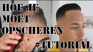 MID FADE HAIRCUT  JEZELF OPSCHEREN TUTORIAL [upl. by Haase]