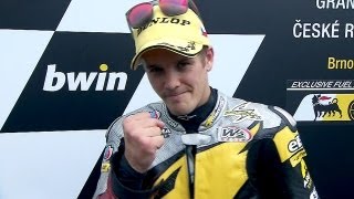 Moto2™ Brno 2013  Mika Kallio interview [upl. by Ardek]