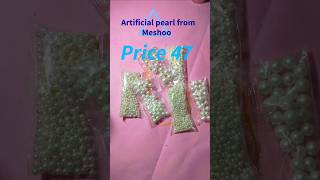 Artificial pearl unboxing pearl shorts meshoo unboxing pearl [upl. by Aicyle]