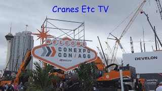 ConExpo 2023 Report by Cranes Etc TV [upl. by Norvin]