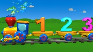 TuTiTu Preschool  Numbers Train Song [upl. by Kcirde]