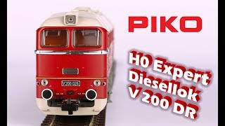 PIKO V067 H0 Expert Diesellok V 200 DR  Modellvorstellung [upl. by Malcah63]