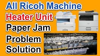 Ricoh mp2014 paper jam problem Solution Ricoh mp301 mp201 Paper fold problem Solution in Heater Unit [upl. by Suivat456]