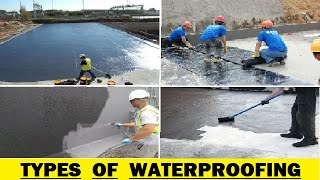 Types of Waterproofing [upl. by Fougere]